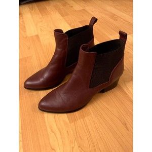 Nine West Heeled Leather Booties